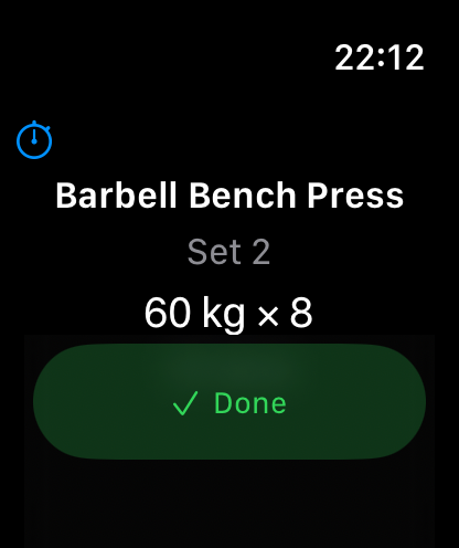 Makt running on Apple Watch